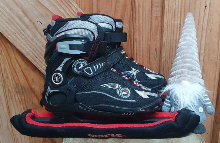 FILA verstelbare schaatsen combinoren mt 31-34 GESLEPEN, Sport en Fitness, Schaatsen, Zo goed als nieuw, Combinoren, Overige merken