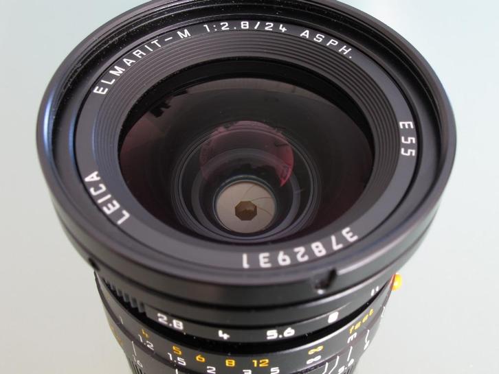 Leica Elmarit M 2.8/24 ASPH  inclusief zoeker, Audio, Tv en Foto, Fotografie | Lenzen en Objectieven, Nieuw, Groothoeklens, Ophalen