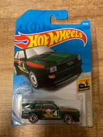 Hotwheels Audi Quattro 1:64 3inch lange kaart, Verzenden, Zo goed als nieuw