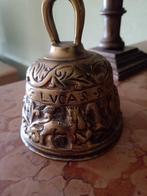 Antieke Koperen Kerkbel met Heiligen, Antiek en Kunst, Antiek | Koper en Brons, Ophalen of Verzenden, Koper