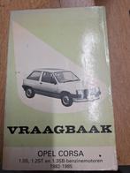 Vraagbaak opel corsa 1982-1985, Ophalen of Verzenden