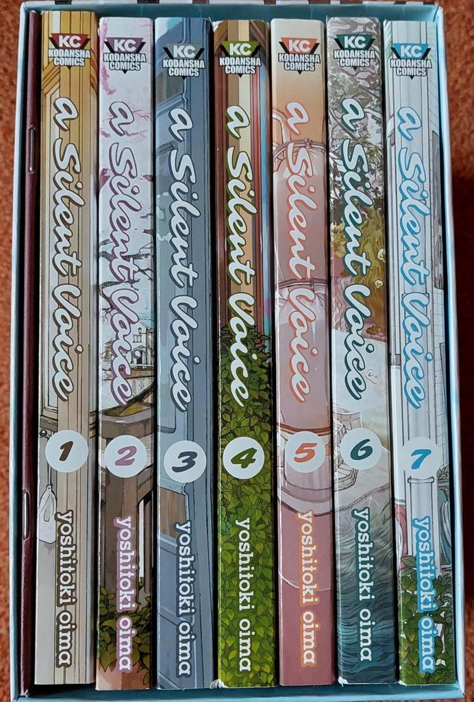 "A silence voice manga" door Yoshitoki Oima, Boeken, Strips | Comics, Zo goed als nieuw, Complete serie of reeks, Japan (Manga)