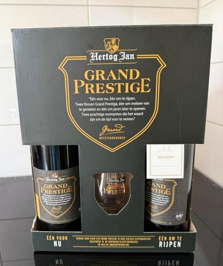 Hertog Jan Grand Prestige setje 2023, Verzamelen, Biermerken, Nieuw, Flesje(s), Hertog Jan, Ophalen