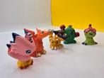 Digimon byomon birdramon greymon palmon figure bandai 5st, Ophalen of Verzenden, Zo goed als nieuw