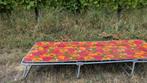 Ligbed Frans Retro Vintage kampeerbed, Tuin en Terras, Ophalen of Verzenden, Gebruikt