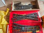 Tri-ang  hornby kruispunt,rechtsaf slaande spoor ,linksaf sl, Overige merken, Gebruikt, Gelijkstroom, Rails