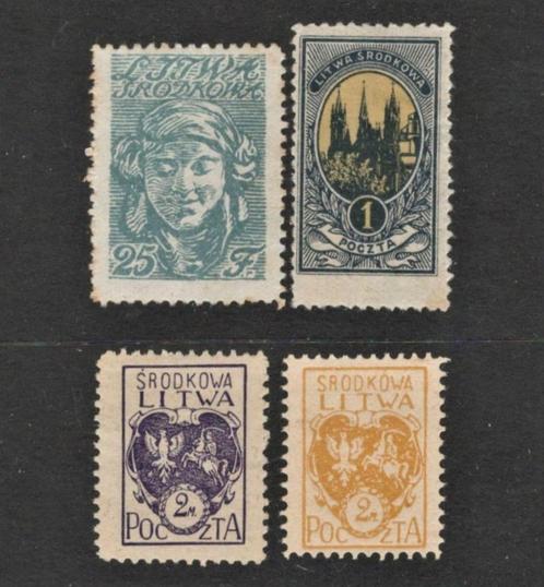 1920 4wd-CENTRAAL LITOUWEN Poolse bezetting na-WO1, Postzegels en Munten, Postzegels | Europa | Overig, Postfris, Polen, Ophalen of Verzenden