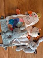 Knuffeldoekjes en rammelaar, Ophalen of Verzenden, Zo goed als nieuw, Rammelaar, Met geluid