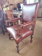 Antieke kasteelstoel fauteuil relaxstoel, Ophalen
