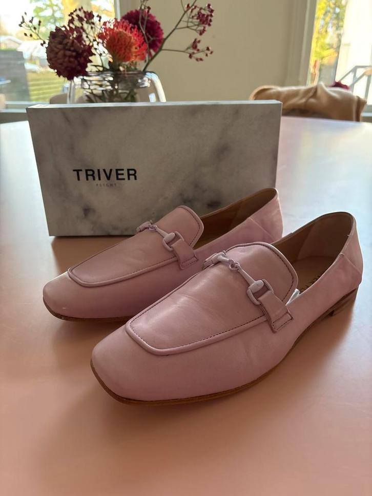 Triver Flight Loafers - Maat 41, Kleding | Dames, Schoenen, Nieuw, Instappers, Roze, Ophalen of Verzenden