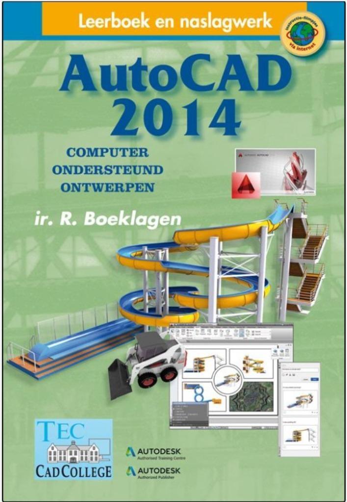 AutoCad 2014 leerboek en naslag, Boeken, Informatica en Computer, Zo goed als nieuw, Overige onderwerpen, Ophalen of Verzenden