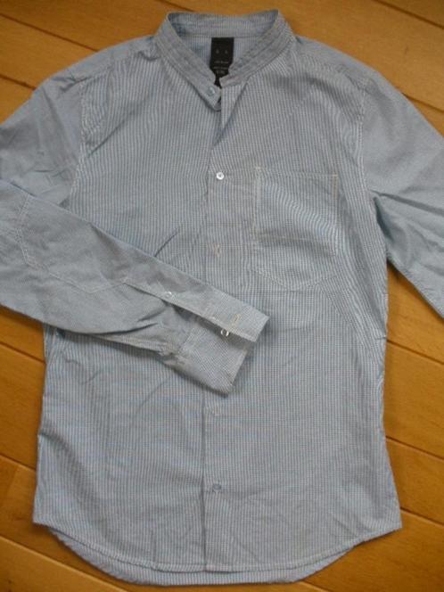 COLD METHOD bloes blauw wit ruit maat S, Kleding | Heren, Overhemden, Zo goed als nieuw, Halswijdte 41/42 (L), Blauw, Ophalen of Verzenden