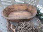 Grote rustieke Houten Olijfbak, v.a 65,00e, Ophalen of Verzenden, Gebruikt