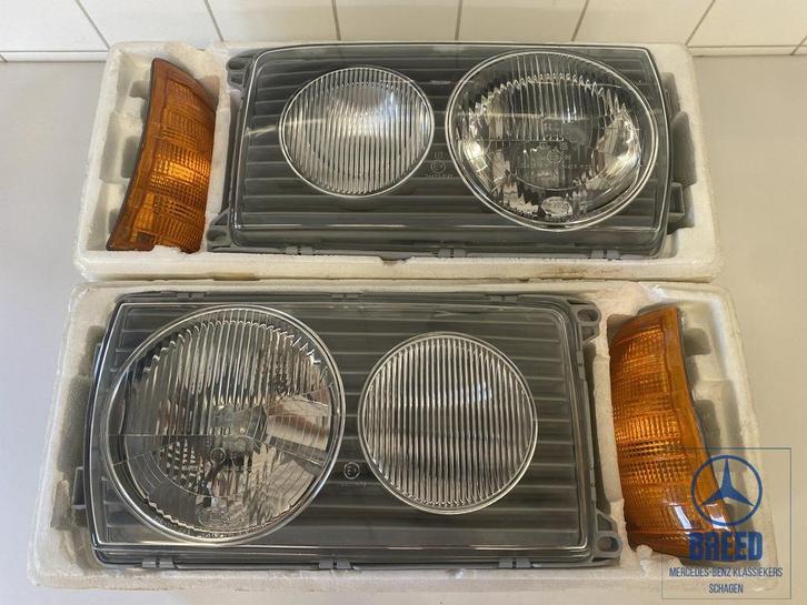 NOS set koplampen Hella H4 L+R voor Mercedes-Benz W123, Auto-onderdelen, Verlichting, Mercedes-Benz, Nieuw, Ophalen of Verzenden