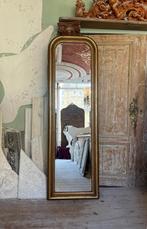 Vergulde Smalle Penantspiegel | Antiek Goud | Houten Spiegel, Antiek en Kunst, Antiek | Spiegels, 50 tot 100 cm, 150 tot 200 cm