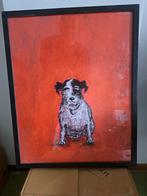 Honden schilderij, Ophalen, Hout, Minder dan 50 cm