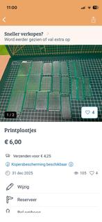 Printplaatjes, Ophalen of Verzenden, Zo goed als nieuw, Minder dan 10 meter