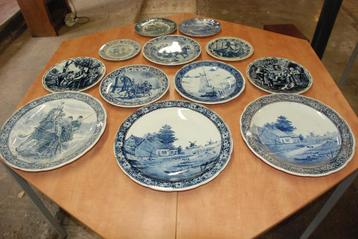 koopje 12 delfs blauwe wandborden voor maar 75 euro beschikbaar voor biedingen