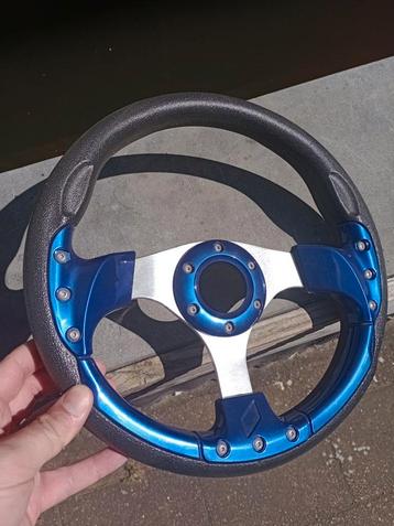 stuurtje aluminium  blauw beschikbaar voor biedingen