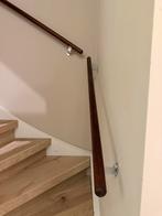 Houten trapleuning 2 verdiepingen als nieuw, Doe-het-zelf en Verbouw, Ladders en Trappen, Ophalen of Verzenden, Zo goed als nieuw