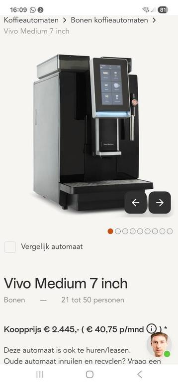 Vivo Medium 7 inch Bonen Koffieautomaat beschikbaar voor biedingen