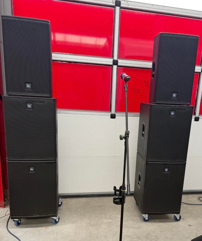 Electro Voice ELX Set: 4x Sub, 2x Top, Muziek en Instrumenten, Versterkers | Keyboard, Monitor en PA, Gebruikt, P.A., 1000 watt of meer