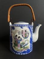 Chinese porseleinen theepot ‘Canton or Familie Rose style’, Antiek en Kunst, Antiek | Porselein, Ophalen of Verzenden