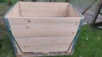 Houten palletkist Palletranden Moesttuinbak, Doe-het-zelf en Verbouw, Kratten en Dozen, Ophalen, Gebruikt, 100 cm of meer, 60 cm of meer