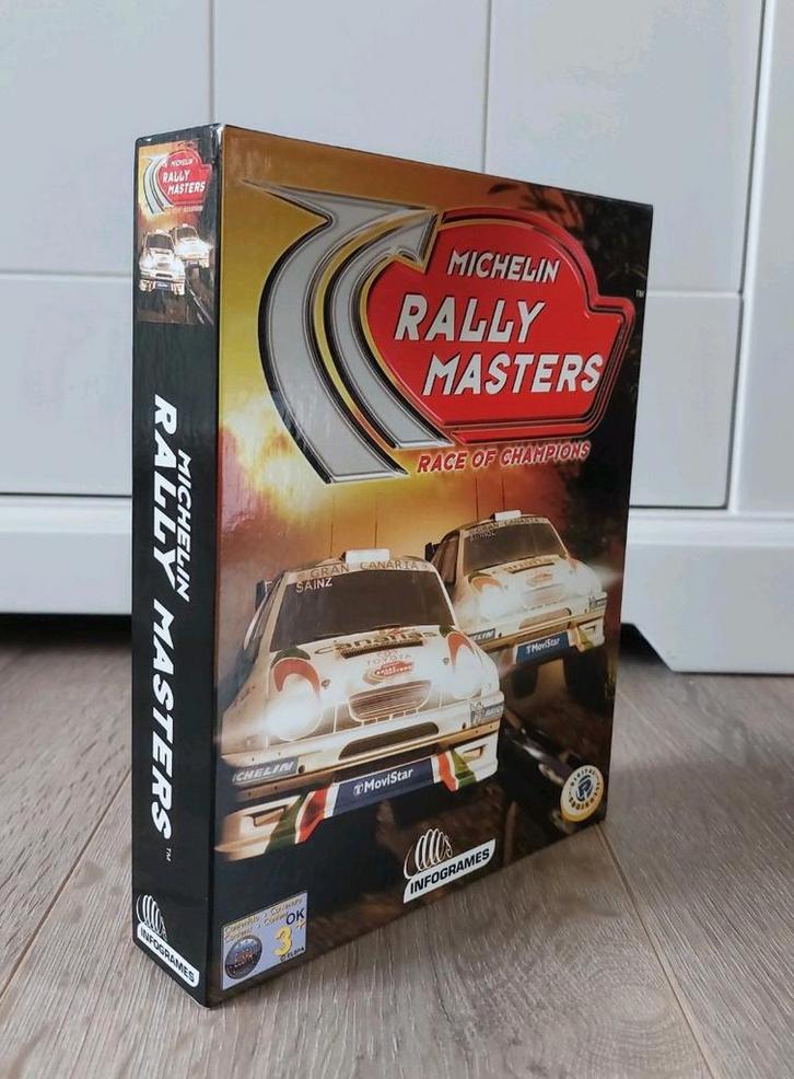 Michelin Rally Masters Race of Champions - PC Big Box, Spelcomputers en Games, Games | Pc, Zo goed als nieuw, Racen en Vliegen