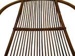 Vintage Rotan Stoel Dirk Van Sliedregt Rohe Noordwolde 1960, Huis en Inrichting, Fauteuils, Gebruikt, Riet of Rotan, 50 tot 75 cm