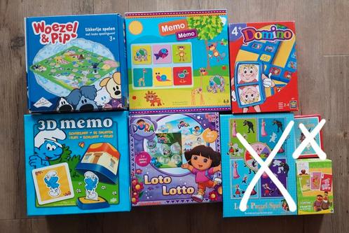 Diversen spellen en sommige nog nieuw o.a puzzel, wildlife, Hobby en Vrije tijd, Gezelschapsspellen | Bordspellen, Nieuw, Een of twee spelers