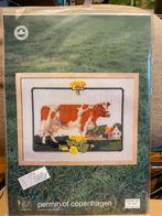 Rode of zwarte koe compleet borduurpakket Permin, Hobby en Vrije tijd, Borduren en Borduurmachines, Verzenden, Nieuw, Borduurpakket