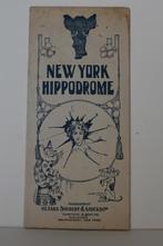 Theater programmaboekje 1908 Broadway Hippodrome New York, Boeken, Kunst en Cultuur | Dans en Theater, Gelezen, Programma, Verzenden