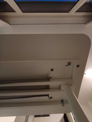 Wit Ikea Besta bureau 160x80 - afbeelding 5