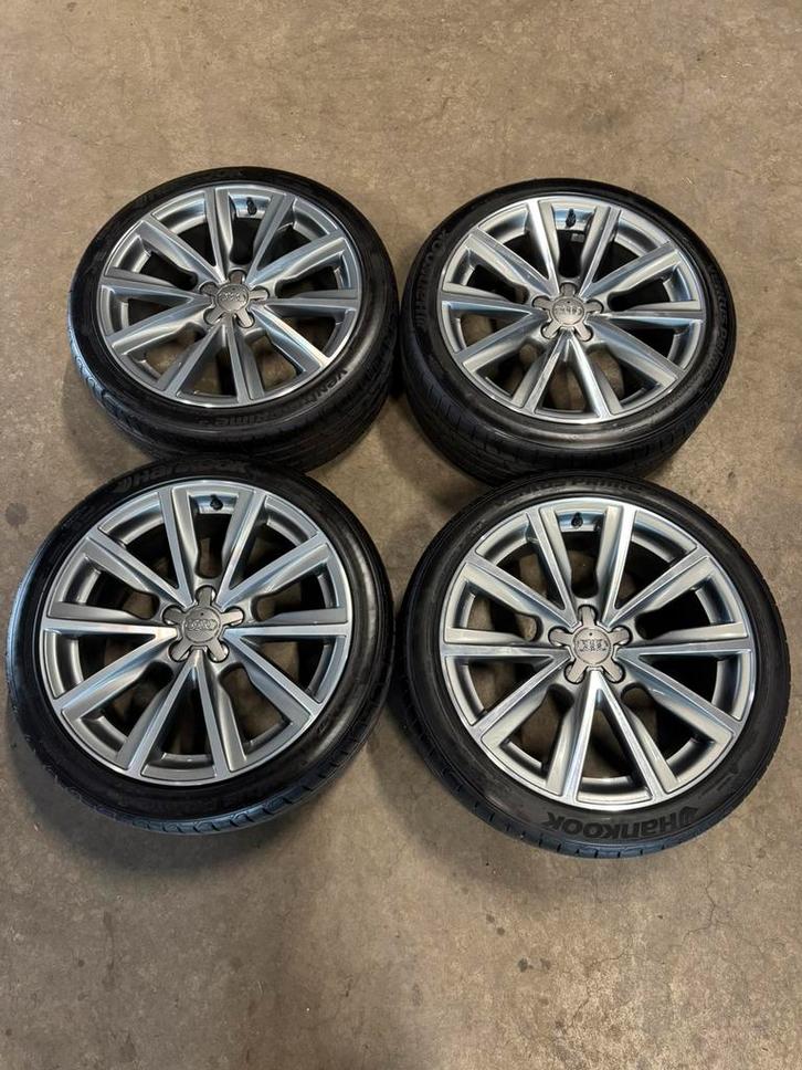 Audi A1 17inch S-Line Orginele Zomerset super staat (5x100)✅, Auto-onderdelen, Banden en Velgen, Banden en Velgen, Zomerbanden