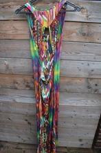 Jurk gekleurd Fantasy mt L/XL (S) aparte rug maxi Vaste OPRU, Kleding | Dames, Overige kleuren, Ophalen of Verzenden, Zo goed als nieuw