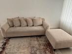 3-zits bank met hocker, Huis en Inrichting, Ophalen, Driepersoons, 75 tot 100 cm, Zo goed als nieuw