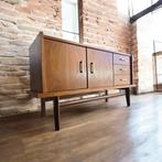 Vintage lage kast / tvmeubel / lowboard, Ophalen, Gebruikt, 50 tot 70 cm, 105 cm of meer