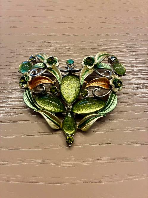 Vintage broches – sieraden lot – 9 stuks compleet, Sieraden, Tassen en Uiterlijk, Broches, Zo goed als nieuw, Overige materialen