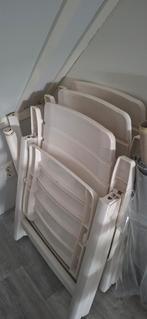Tuinstoelen met kussens, Ophalen, Gebruikt, Kunststof, Verstelbaar