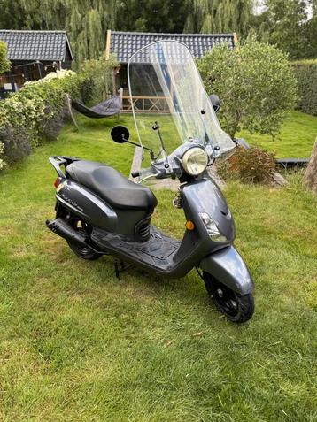 SYM Fiddle II 50cc Scooter 2019 Grijs Antraciet beschikbaar voor biedingen
