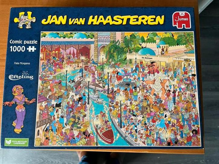 Jan van Haasteren puzzels 1000 stukjes, Hobby en Vrije tijd, Denksport en Puzzels, Zo goed als nieuw, Legpuzzel, 500 t/m 1500 stukjes