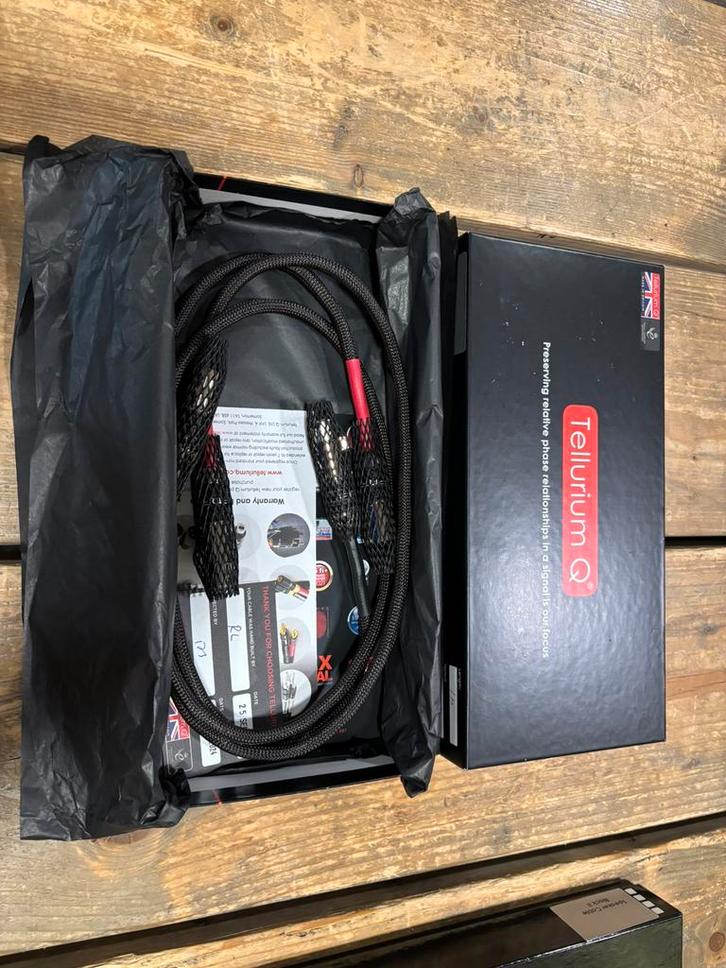 Tellurium Q Ultra Black II XLR 1M, Audio, Tv en Foto, Audiokabels en Televisiekabels, Nieuw, Interlink-kabel, Minder dan 2 meter