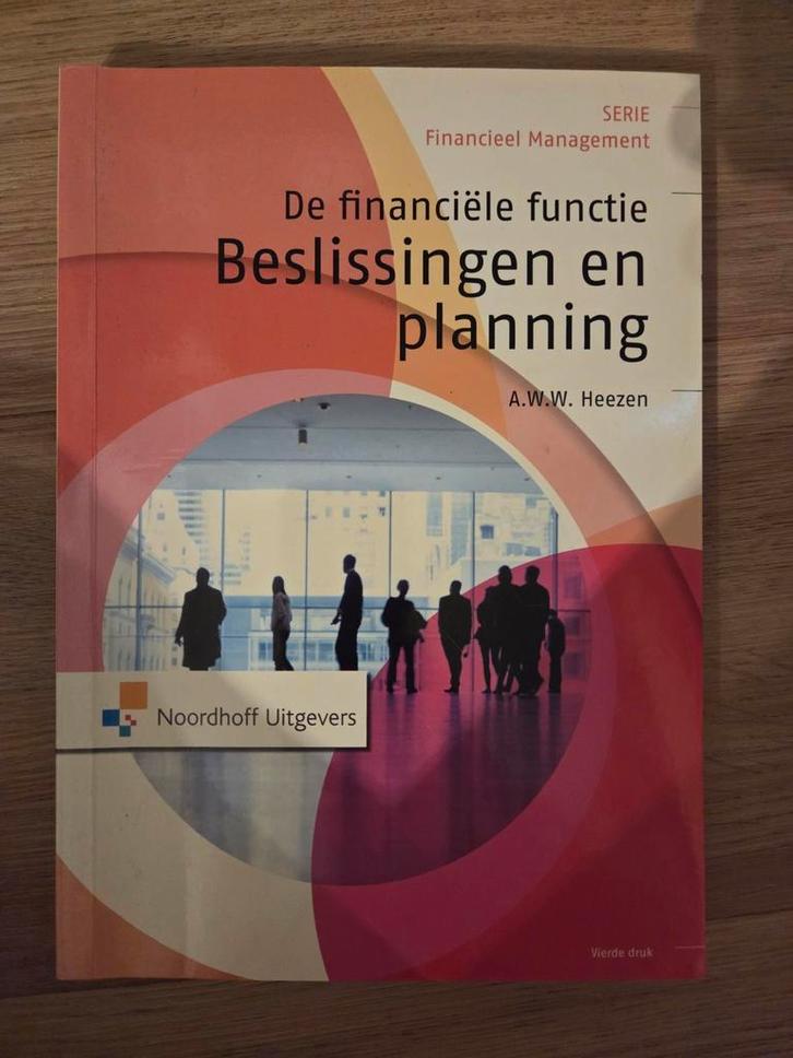 A.W.W. Heezen - De financiele functie, Boeken, Economie, Management en Marketing, Zo goed als nieuw, Management, Ophalen of Verzenden