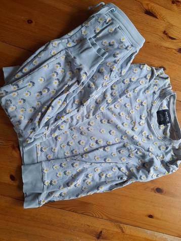 Snurk set mt 164 - Madeliefjes lichtblauw beschikbaar voor biedingen