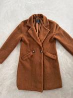 Rino & Pelle bouclé lange jas mantel camel mt 38 nieuwstaat, Ophalen of Verzenden, Zo goed als nieuw, Maat 38/40 (M), Bruin