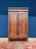 Antieke Biedermeier kast, linnenkast, kledingkast, mahonie, Ophalen