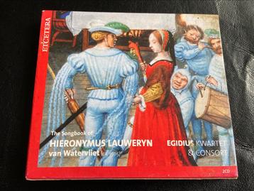 Egidius Kwartet - The Songbook Of Hieronymus Lauweryn (2 CD) beschikbaar voor biedingen