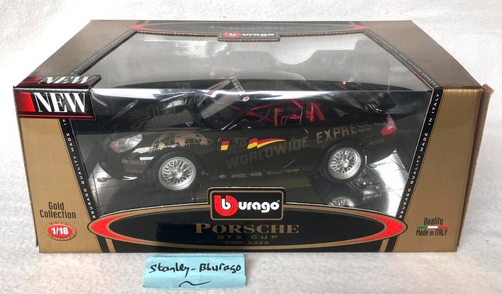 Bburago Porsche GT3 Cup 1:18, Hobby en Vrije tijd, Modelauto's | 1:18, Zo goed als nieuw, Auto, Bburago, Verzenden
