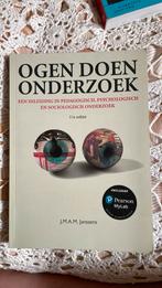 J.M.A.M. Janssens - Ogen doen onderzoek, Sociale wetenschap, Ophalen of Verzenden, Zo goed als nieuw, J.M.A.M. Janssens